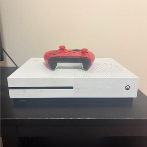 One S Console with Red Controller